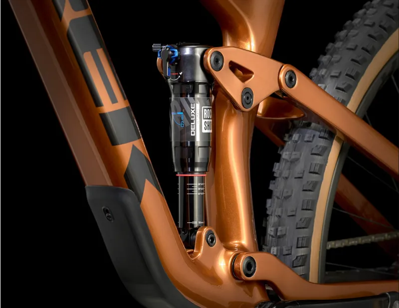 Trek Top Fuel 9.9 XX AXS Full Suspension Carbon Mountain Bike 2025 in Pennyflake-5